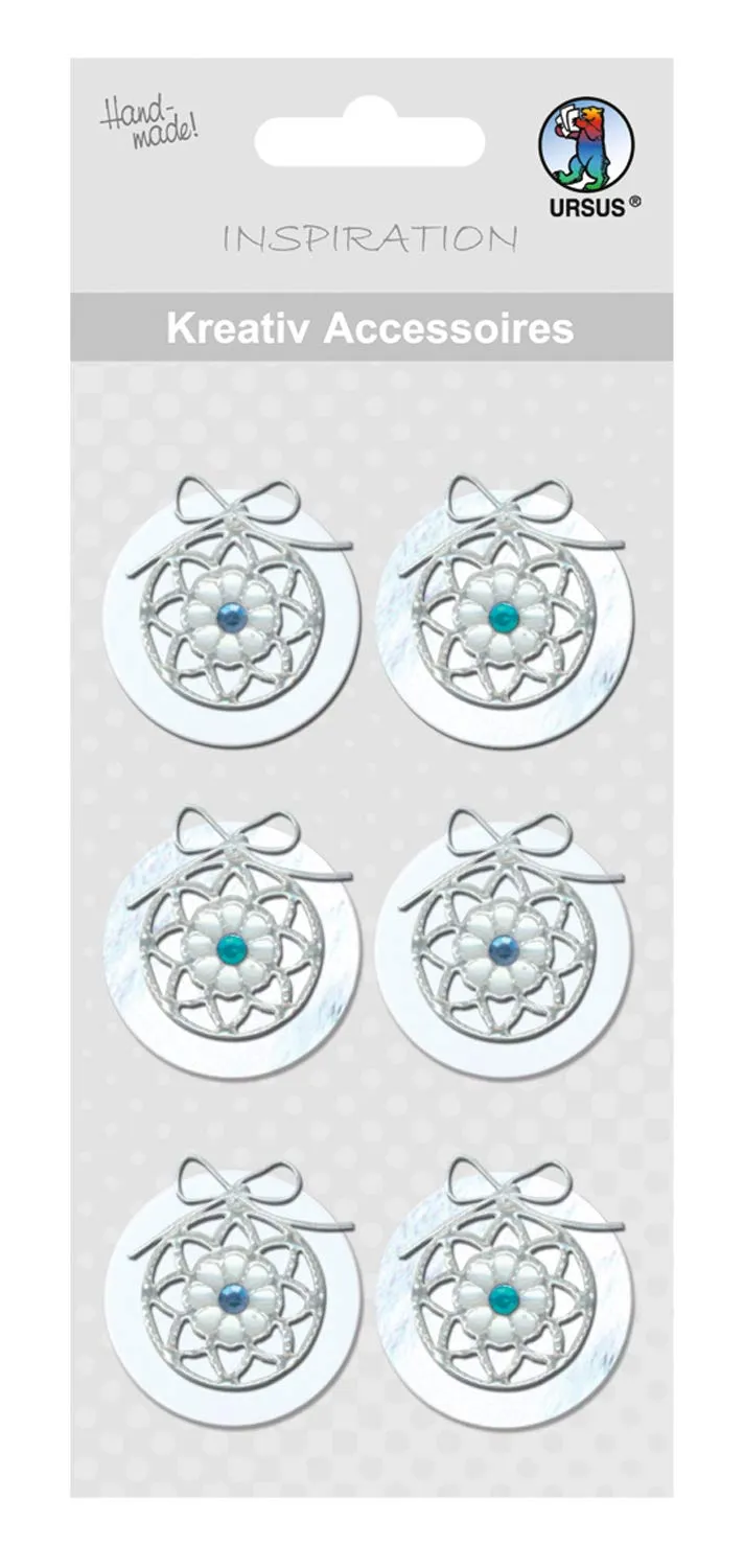 ursus-56400058-kreativ-accessoires-weihnachtskugeln-selbstklebend image 1