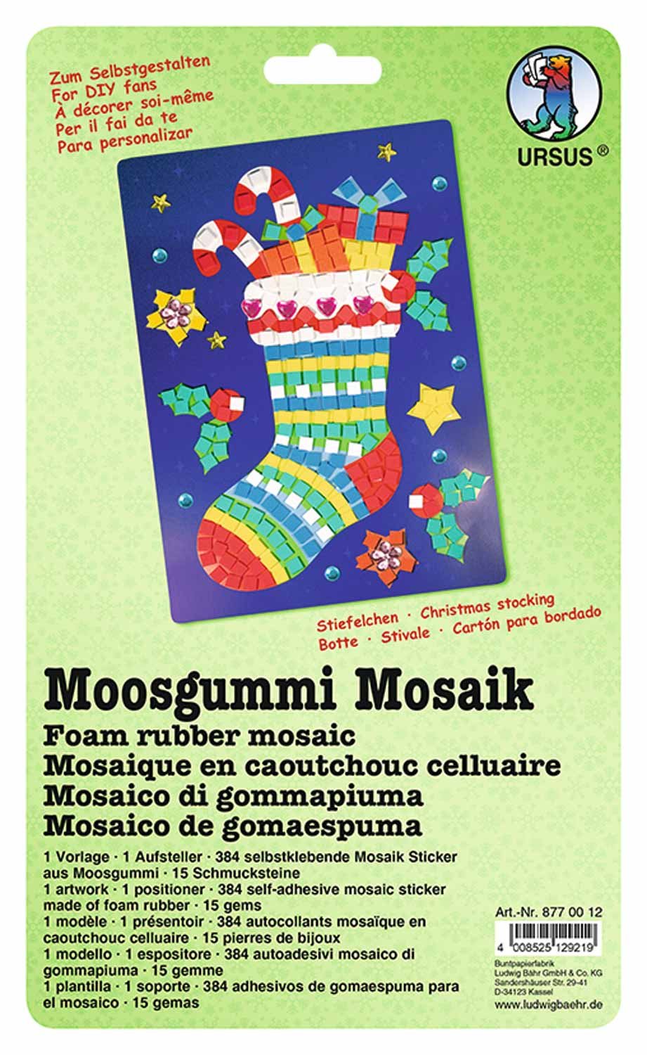 ursus-8770030-moosgummi-mosaikbild-k-ken-23x16-cm-384-sticker-set image 5