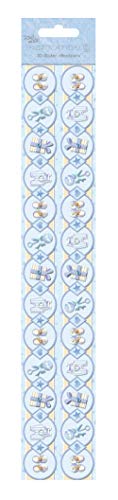 ursus-56430008-3d-sticker-bord-ren-baby-junge-blau-selbstklebend image 2