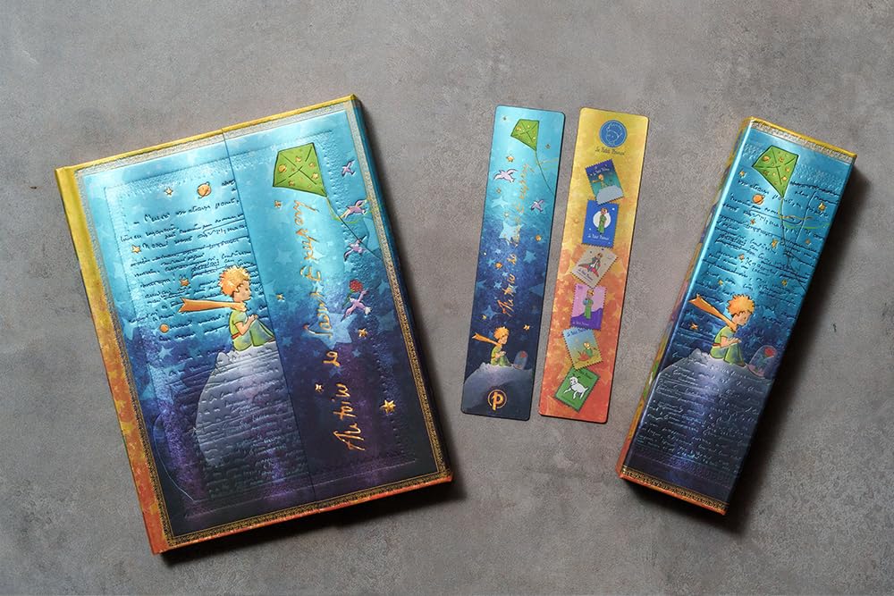 paperblanks-der-kleine-prinz-stiftemappe-blau-wrap-verschluss-embellished-manusc image 6