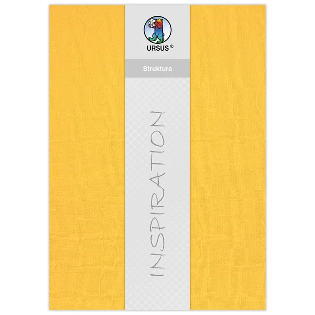 ursus-80010002-bastelkarton-struktura-basic-1-dunkelgelb-220-g-qm-23-x-33-cm image 1