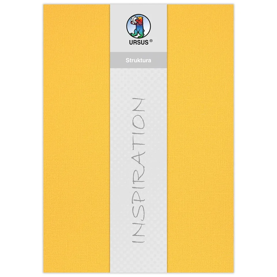 ursus-80010002-bastelkarton-struktura-basic-1-dunkelgelb-220-g-qm-23-x-33-cm image 1