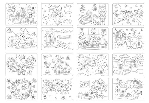 ursus-kreuzstich-vorlagen-kinder-weihnachtszeit-8-bogen-16-motive-din-a4-300-g-m image 8