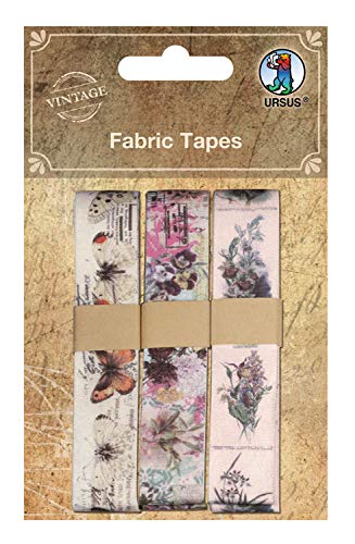 ursus-40580002-fabric-tapes-stoffband-vintage-3-cm-x-1-m-selbstklebend image 2
