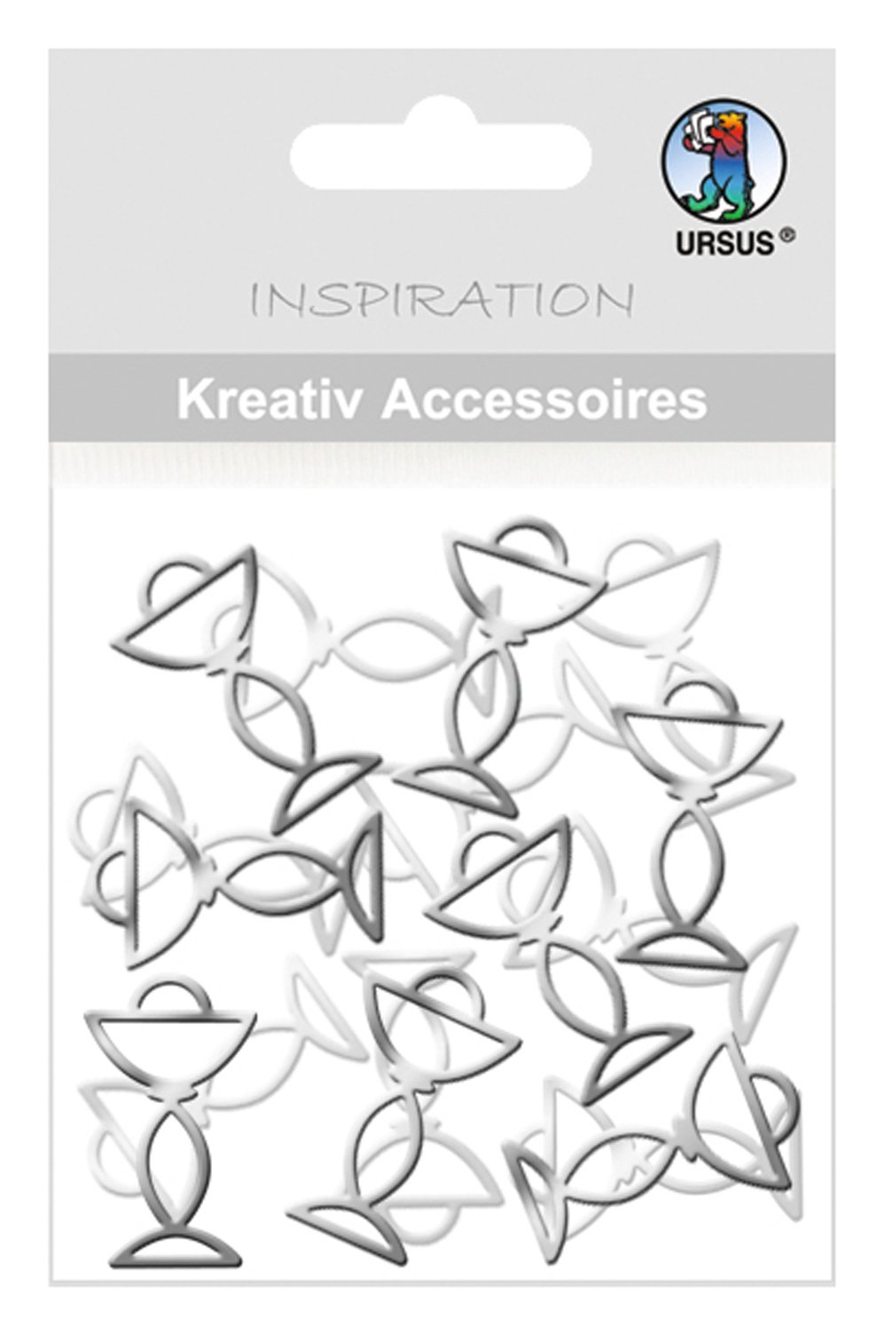 ursus-56410052-kreativ-accessoires-mini-pack-tauben-silber-selbstklebend-20-st-c image 2
