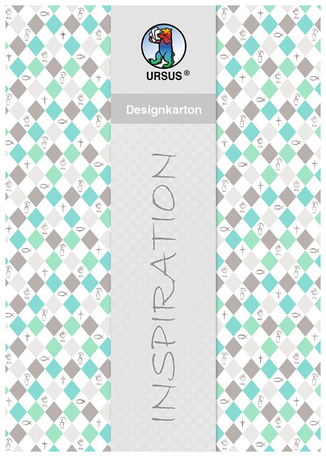 ursus-62174601-designkarton-jesus-aqua-raute-din-a4-200-g-qm-5-blatt-einseitig-b image 1