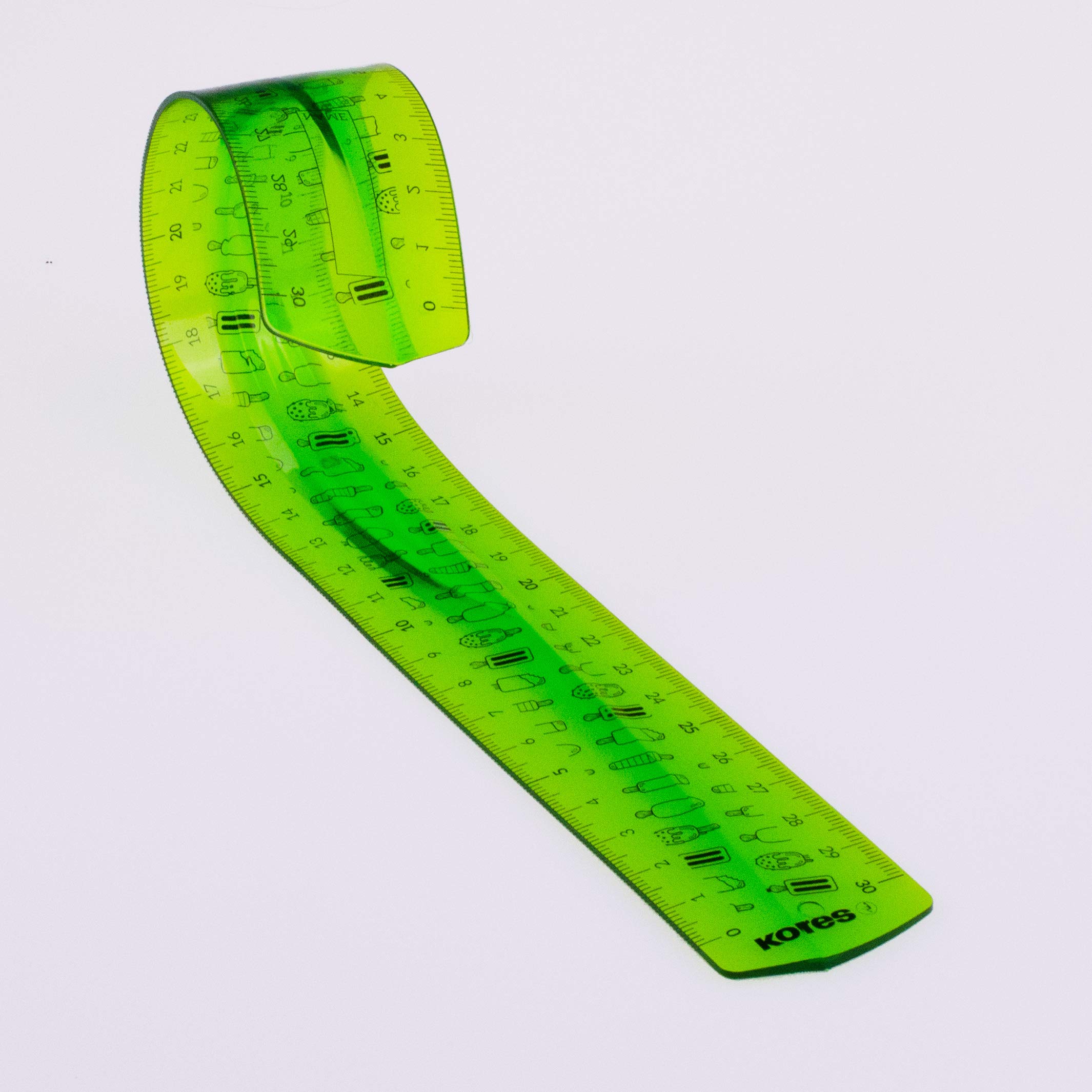 kores-elastik-flexibles-lineal-30-cm-mit-tuschekante-sortierte-farben image 4