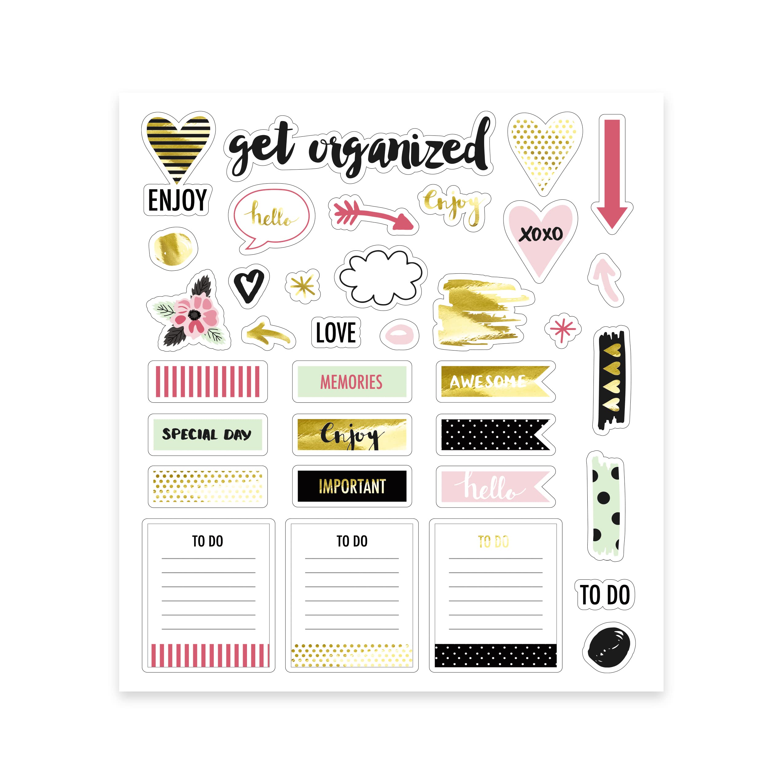 ursus-59540006f-glitzer-sticker-bullet-journal-130-st-ck image 2