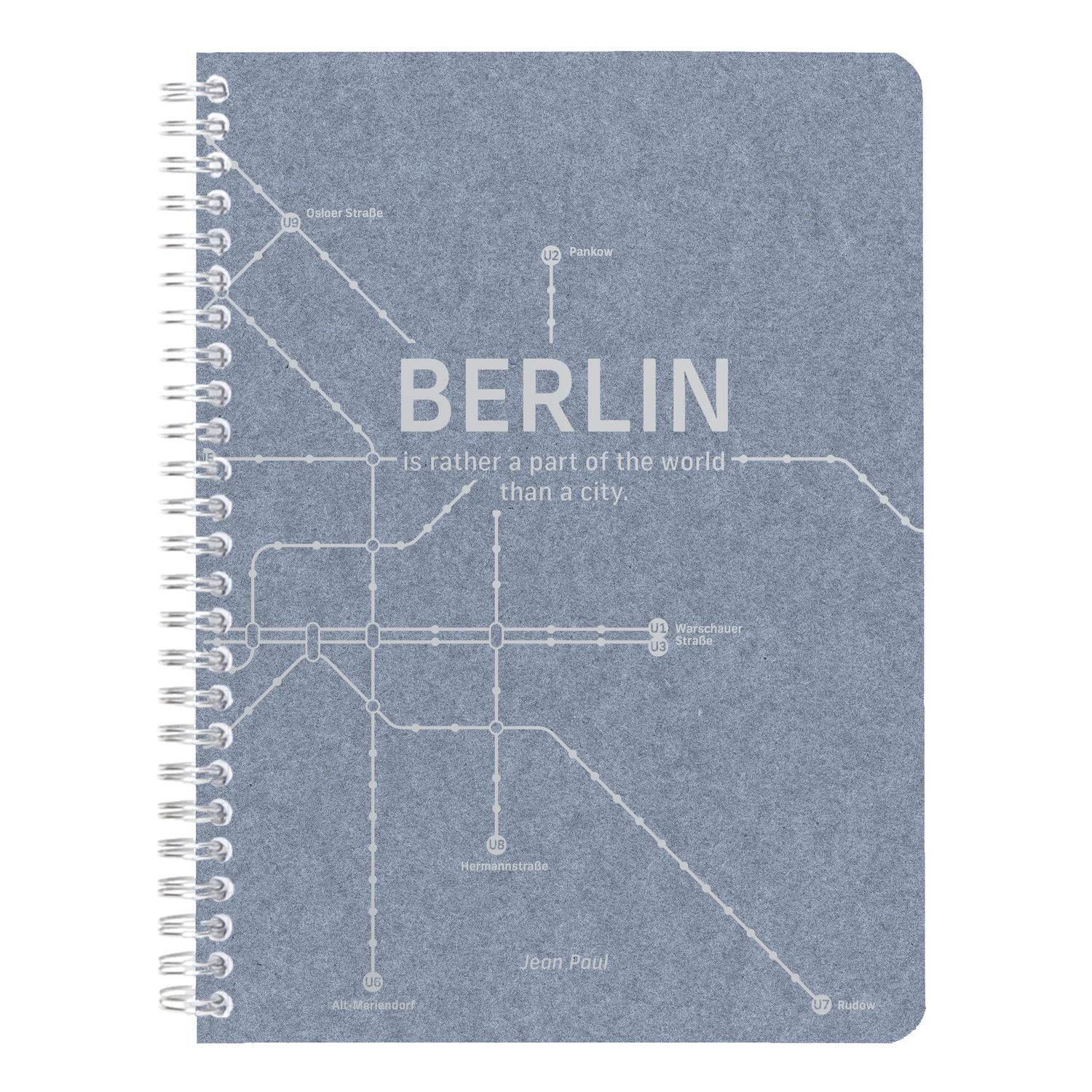clairefontaine-83536c-notizheft-jeans-metro-a5-74-blatt-liniert-mit-doppelspiral image 3