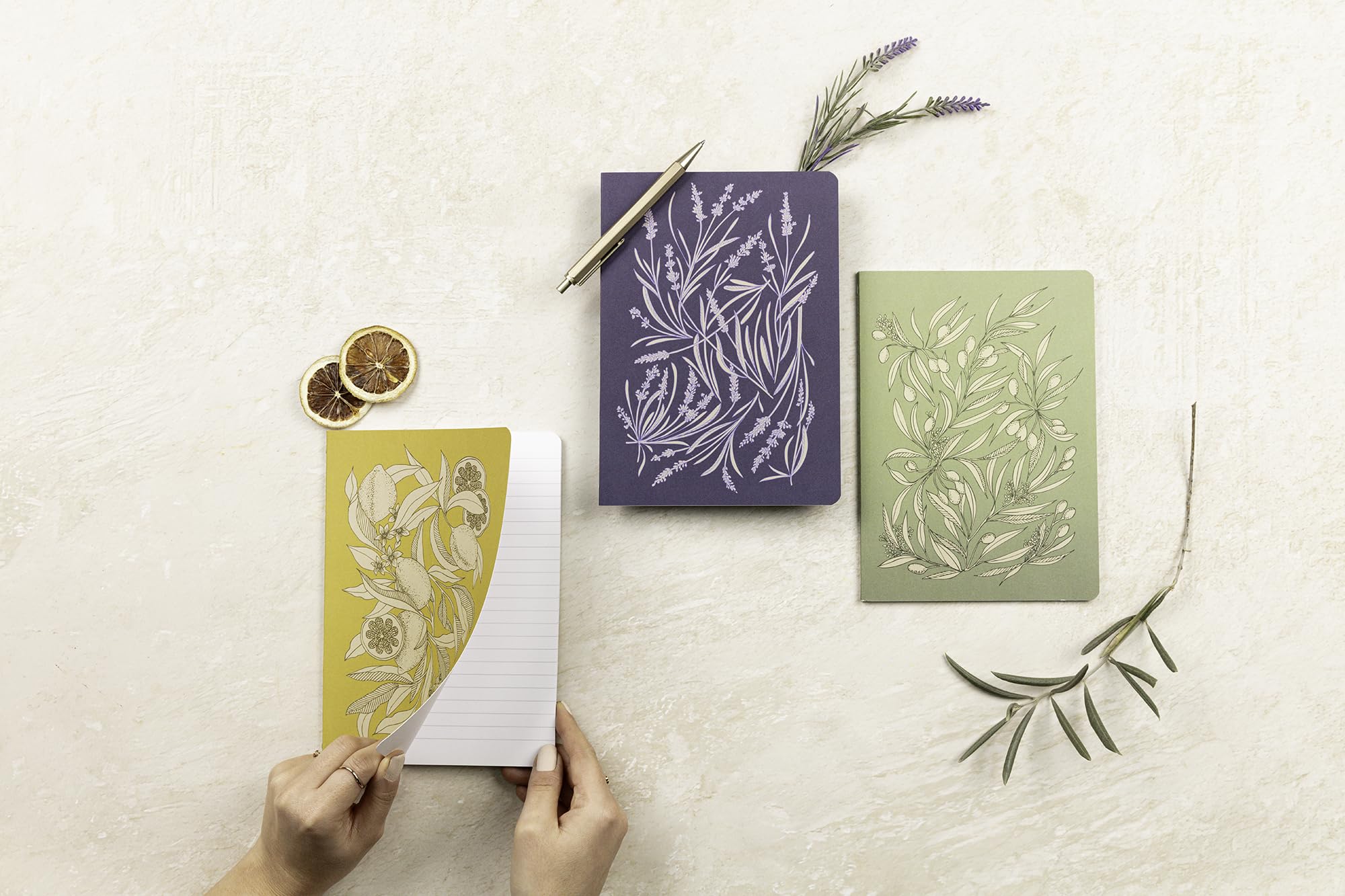 clairefontaine-jardin-des-sens-notizheft-116338c-din-a5-liniert-32-blatt image 6