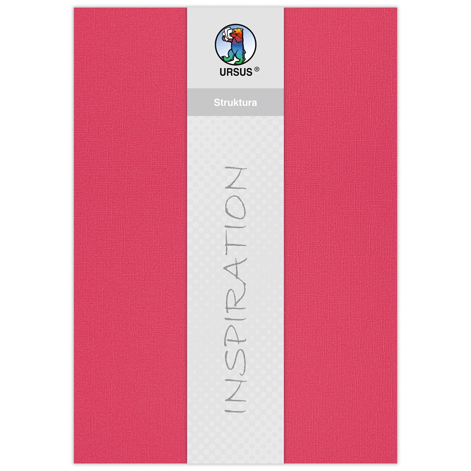 ursus-80010023-bastelkarton-struktura-basic-2-himbeere-23-x-33-cm-220-g-qm-5-bla image 1