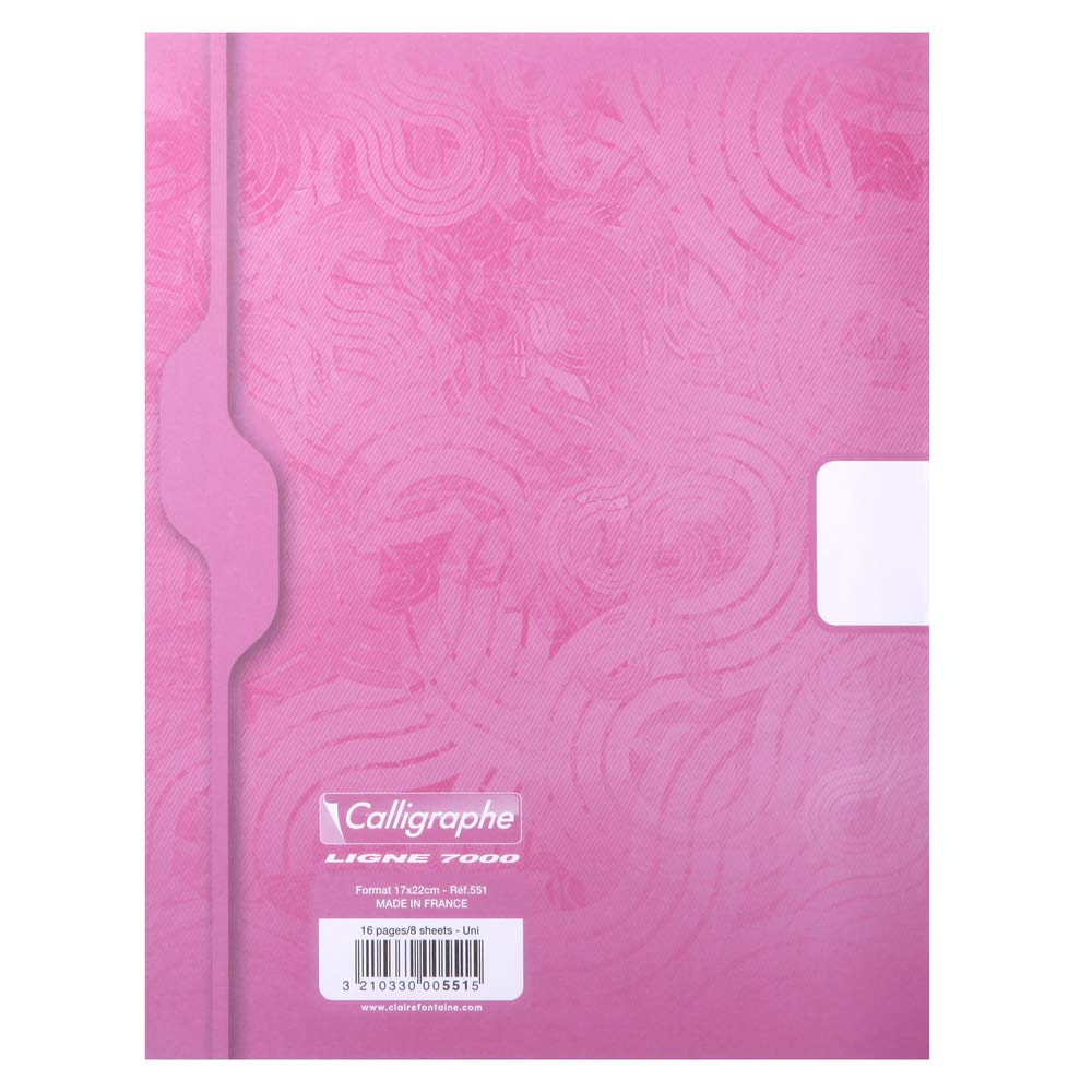 clairefontaine-calligraphe-551c-zeichenheft-17x22-cm-blanko-90g-farbig-sortiert image 7