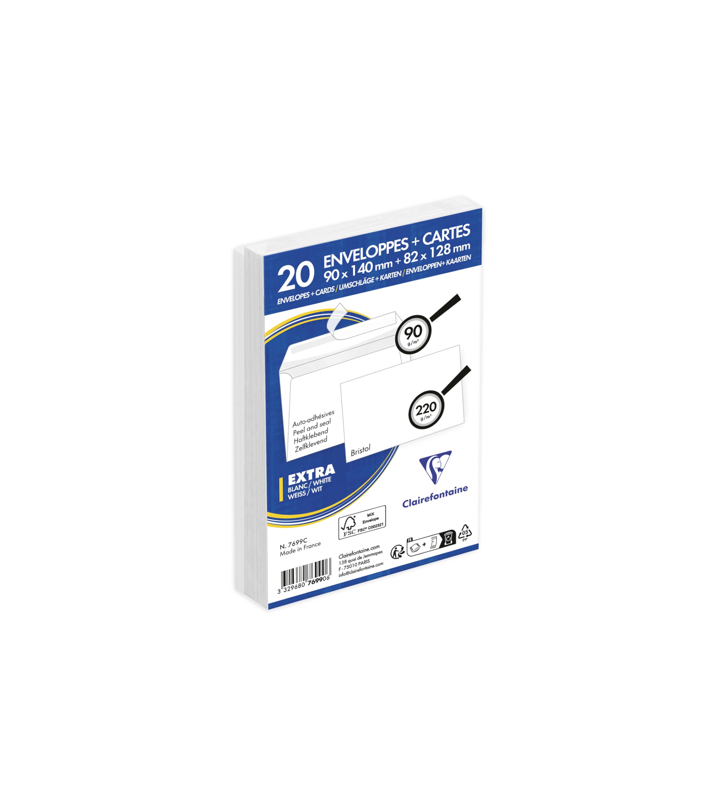clairefontaine-3421c-50-umschl-ge-9x14cm-visitenkarten-120g-wei image 7