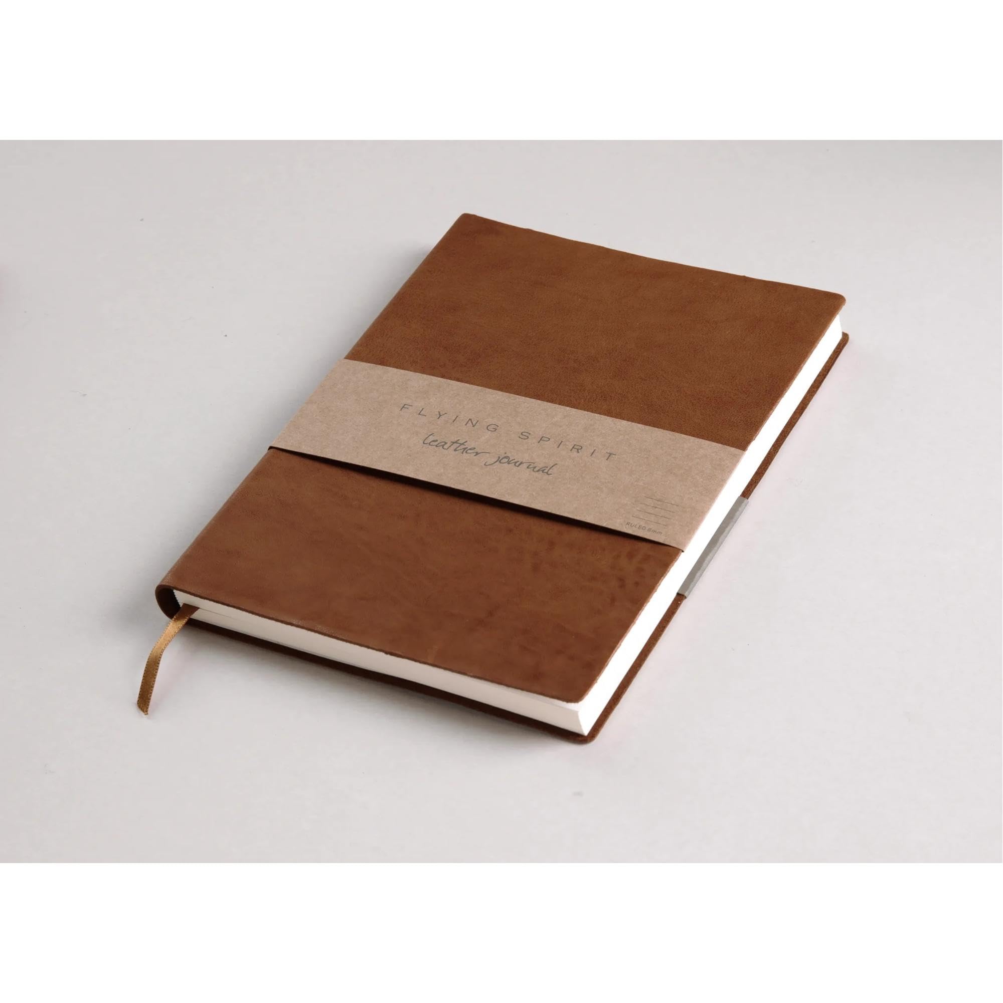 clairefontaine-106946c-heft-flying-spirit-cognac-a5-leder-cover-liniert-90-blatt image 2