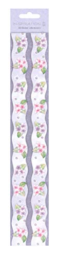 ursus-56430002-3d-sticker-bord-ren-blumen-violett-selbstklebend image 2