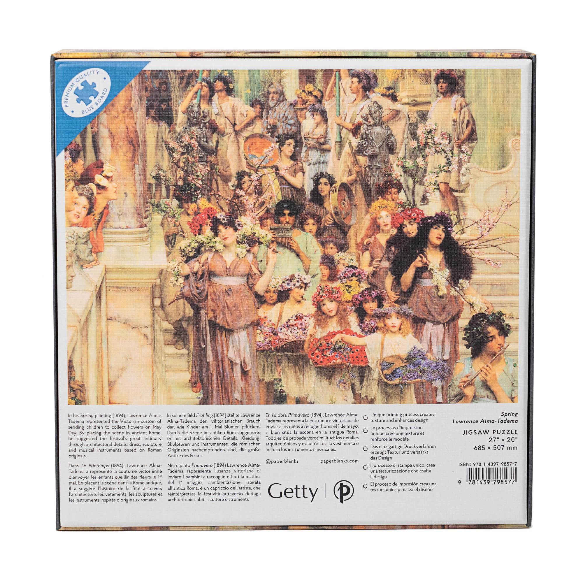 paperblanks-lawrence-alma-tadema-spring-puzzle-1000-teile image 2