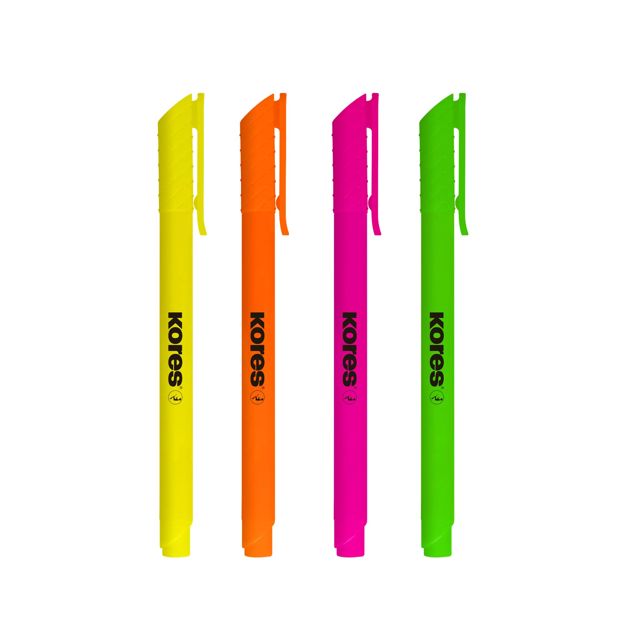 kores-high-liner-textmarker-4er-pack-neon-keilspitze image 3
