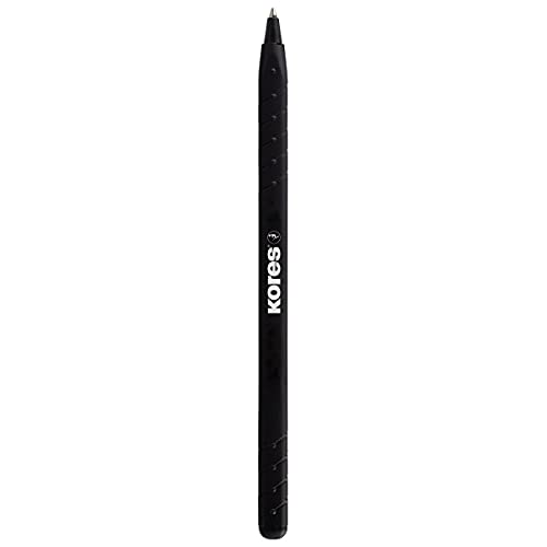 kores-k0r-m-kugelschreiber-schwarz-1-mm-12er-pack-mit-griffzone image 8