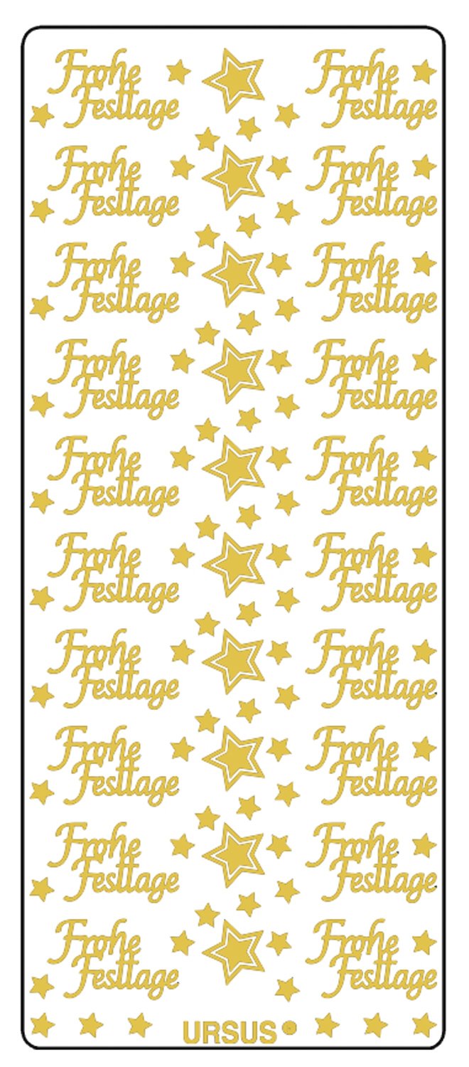 ursus-59310063-kreativ-sticker-weihnachten-2-silber-5-blatt-selbstklebend-10-x-2 image 7