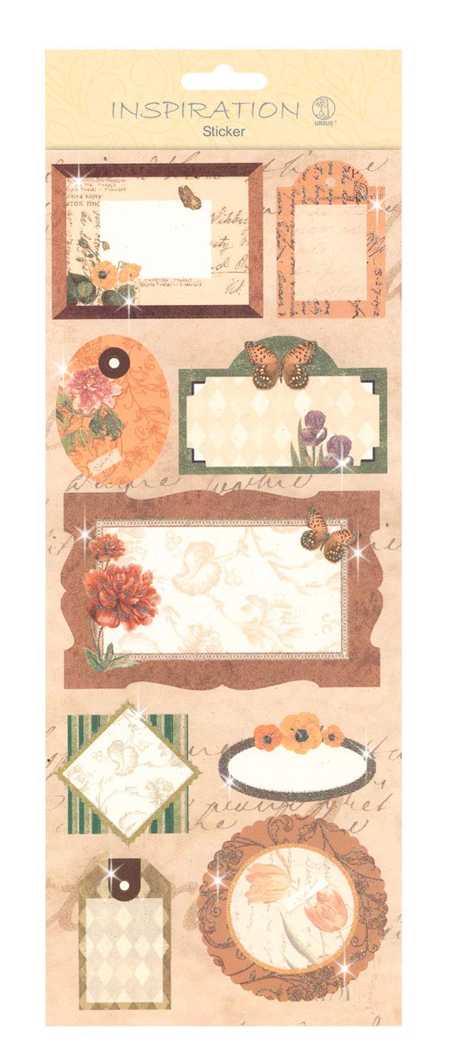 ursus-59700004-flat-sticker-signs-beige-flache-sticker-12-4-x-30-4-cm image 1
