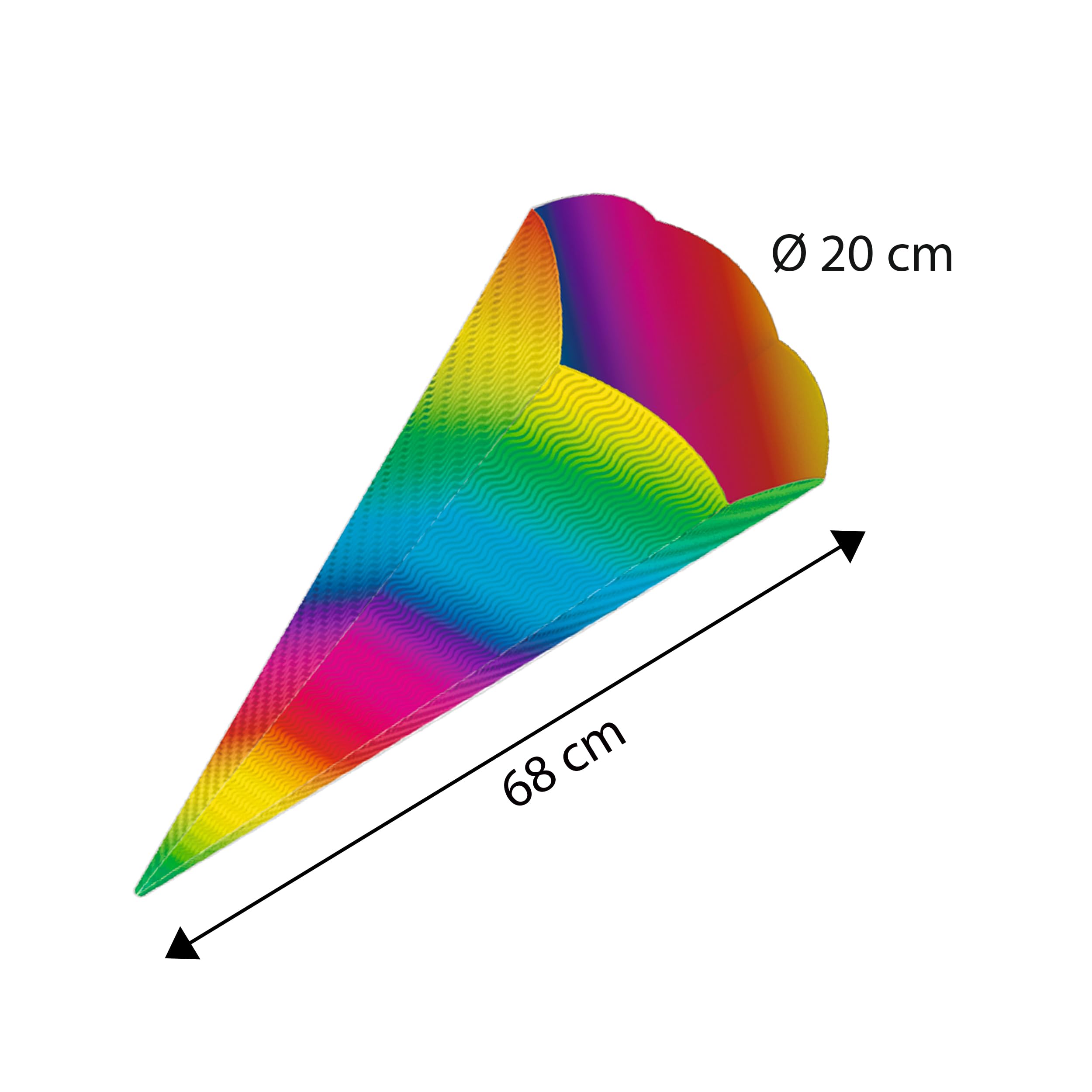 ursus-3d-schult-ten-regenbogen-984-00-99f-5-rohlinge-68-cm-6-eckig-3d-colorwellp image 2