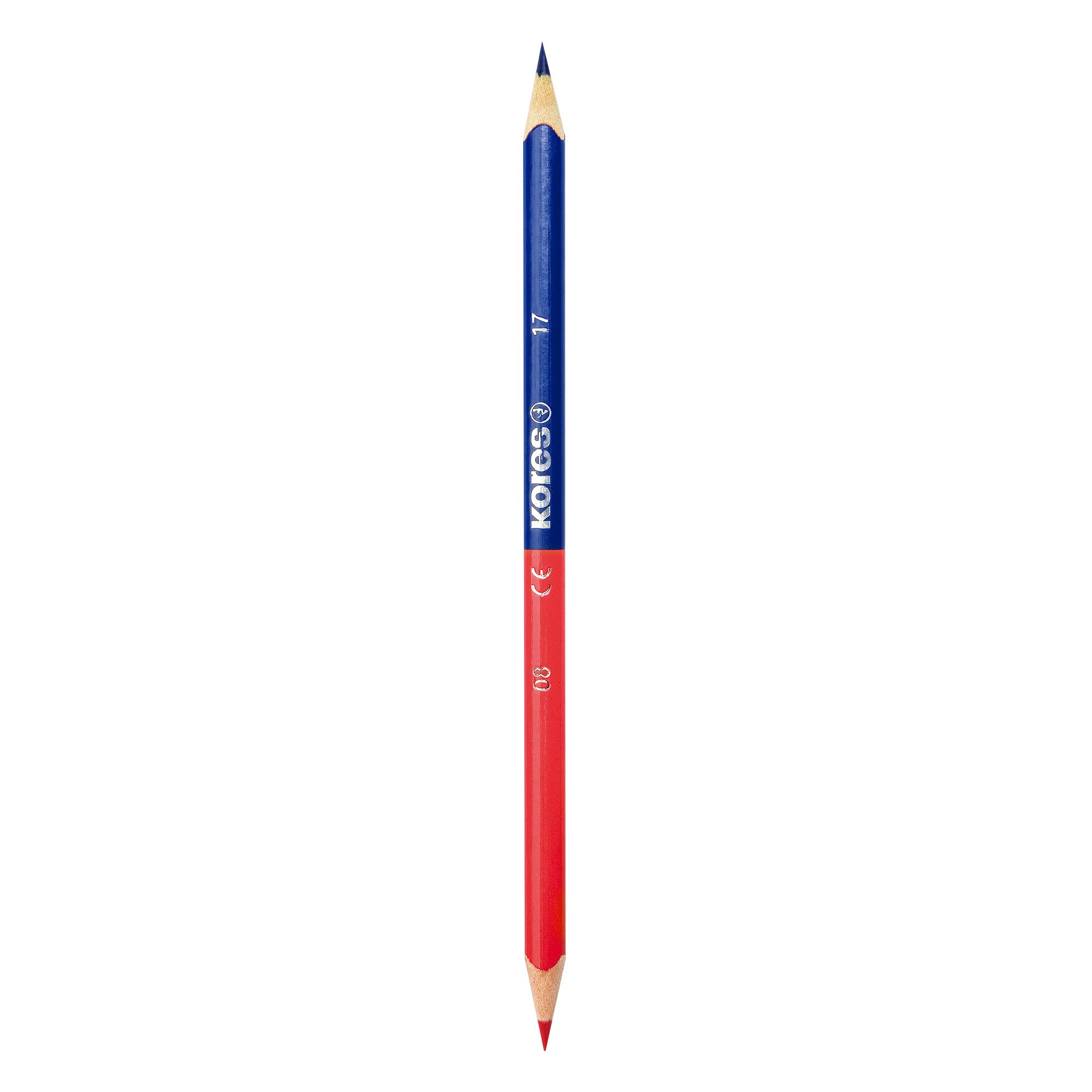 kores-twin-94871-silbenstifte-rot-blau-doppelseitig-12-st-ck-dreieckig image 2