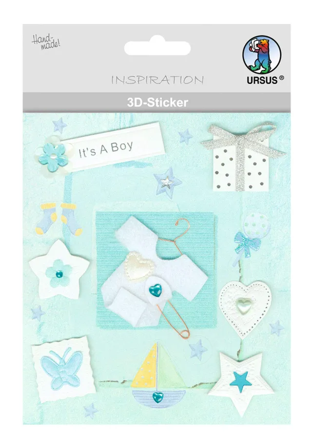 ursus-56420056-3d-sticker-baby-motiv-56-selbstklebend image 1