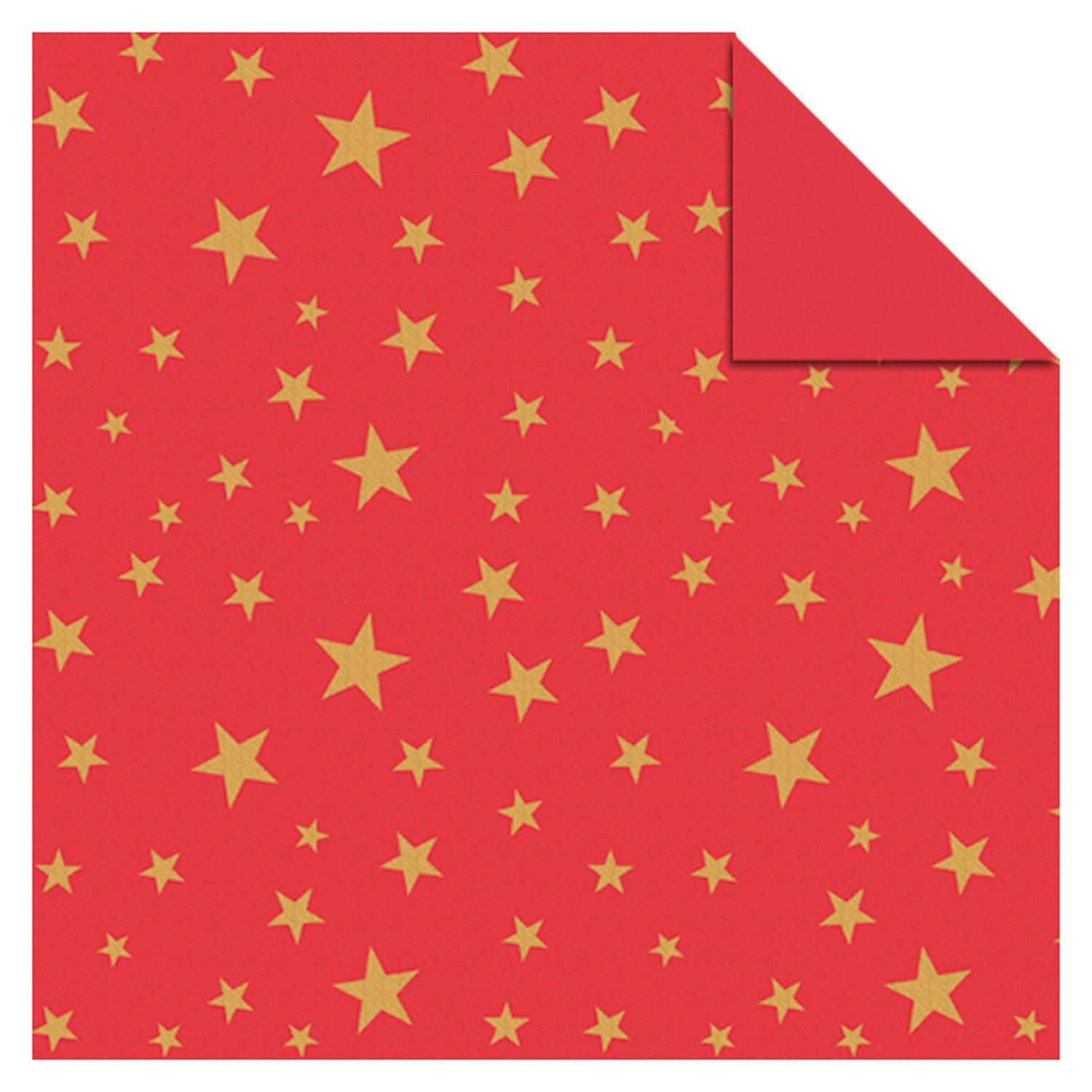 ursus-15405100-faltbl-tter-aurelio-stern-sternchen-rot-gold-33-blatt-20-x-20-cm- image 2