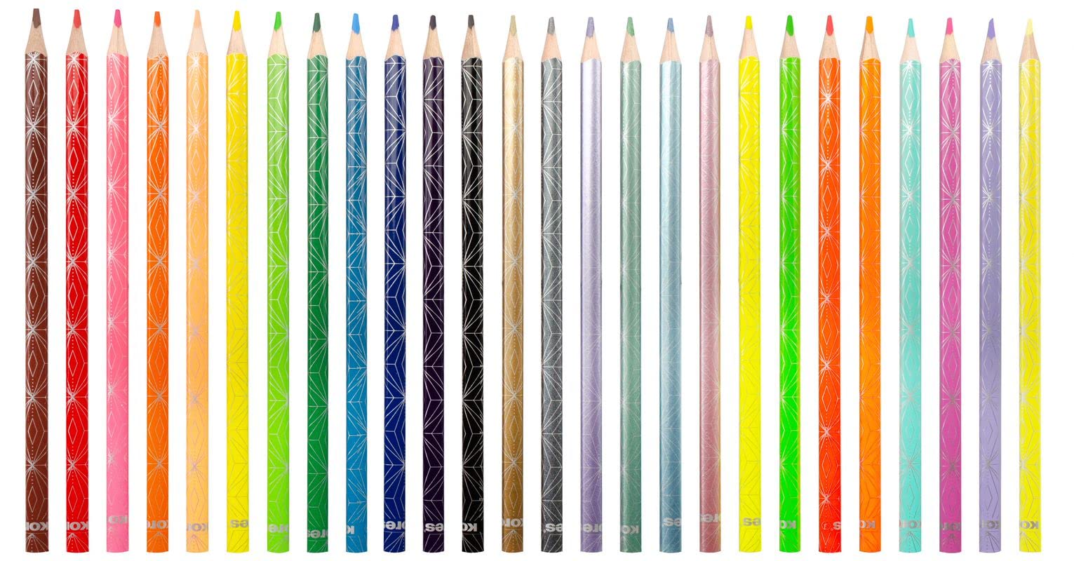 kores-kolores-style-buntstifte-26-farben-metallic-neon-pastell-bb93320 image 2