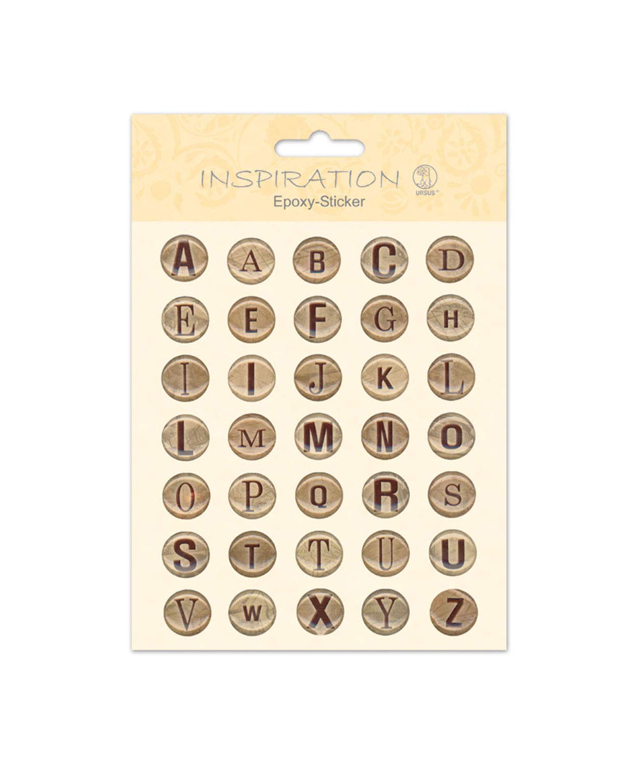 ursus-59750008-epoxy-sticker-buchstaben-35-st-ck-kunstharz-selbstklebend image 1
