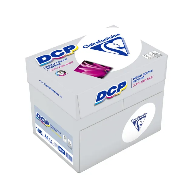 clairefontaine-1821c-dcp-druckerpapier-karton-din-a4-100g-extrawei-5-x-500-blatt image 1