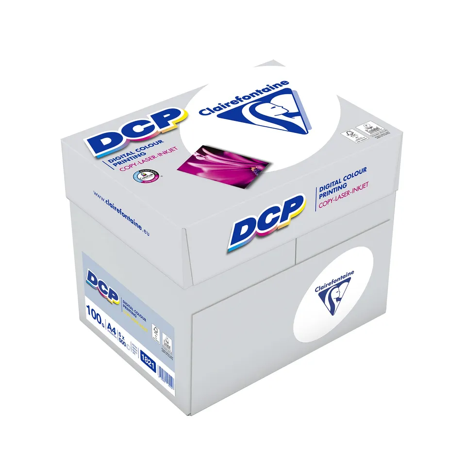 clairefontaine-1821c-dcp-druckerpapier-karton-din-a4-100g-extrawei-5-x-500-blatt image 1