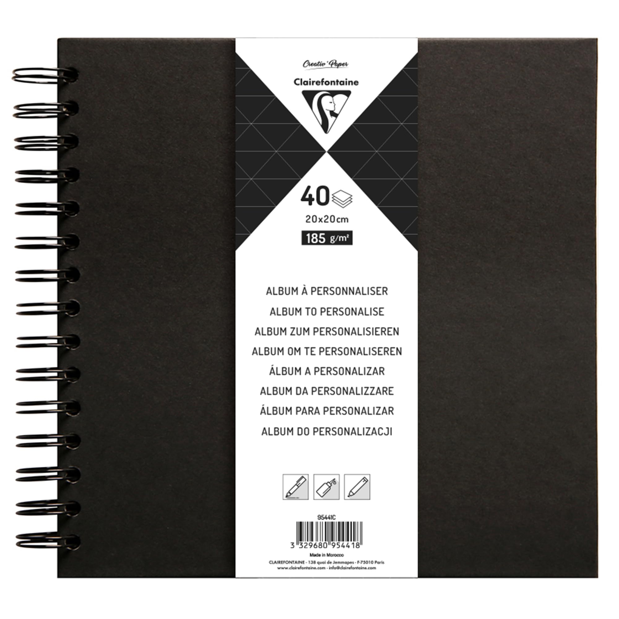 clairefontaine-album-diy-21x16-cm-40-blatt-200g-elfenbeinperlmutt image 7