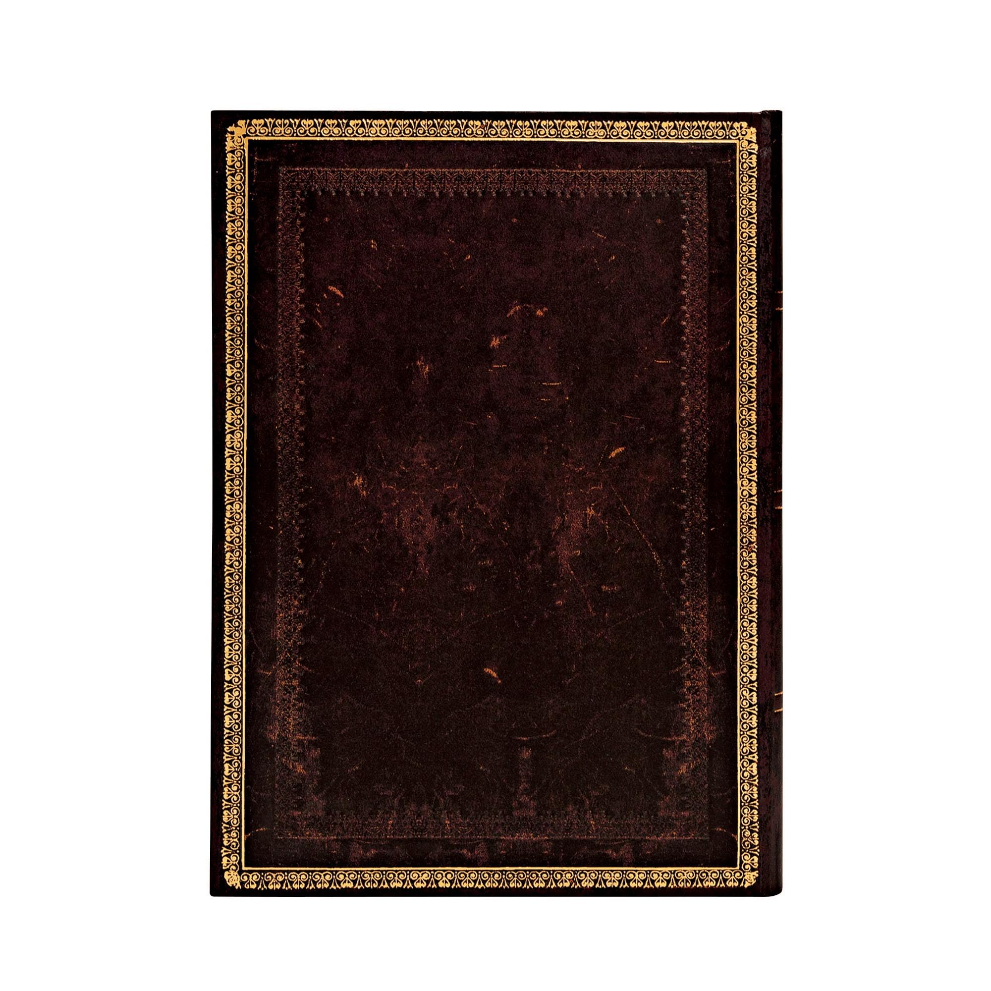 paperblanks-pb3519-0-notizbuch-midi-liniert-180x130mm-black-moroccan-old-leather image 2