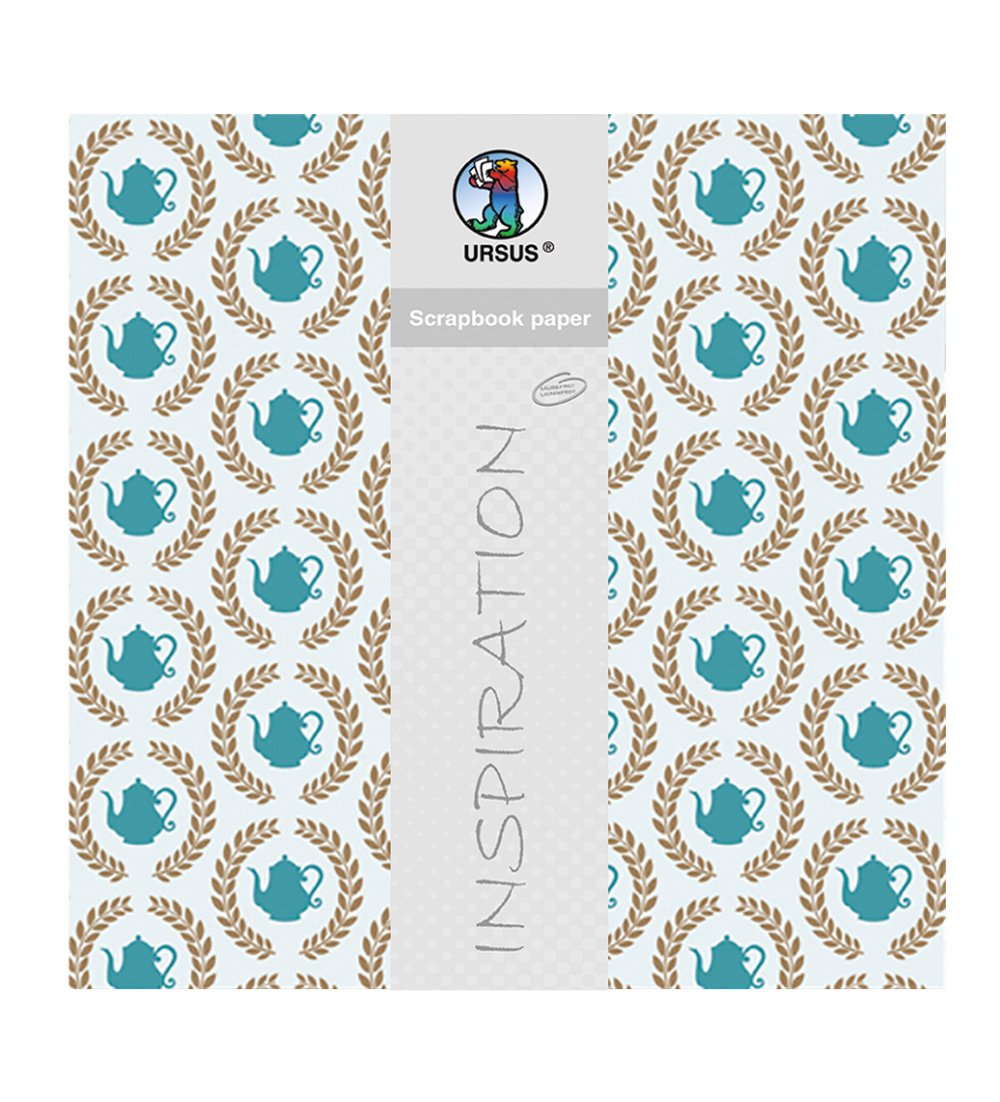ursus-lotta-1-scrapbook-paper-motiv-112-30-5-x-30-5-cm-190-g-qm-5-blatt image 3