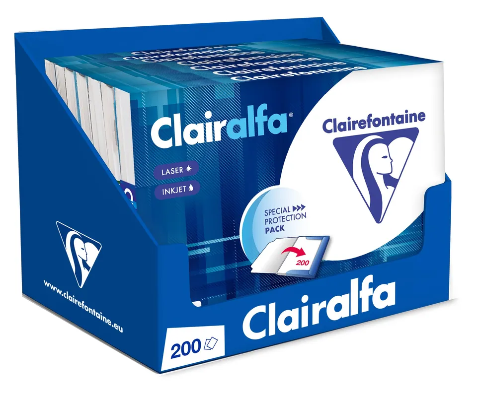 clairefontaine-clairalfa-druckerpapier-din-a4-80g-extrawei-karton-mit-7-x-200-bl image 1