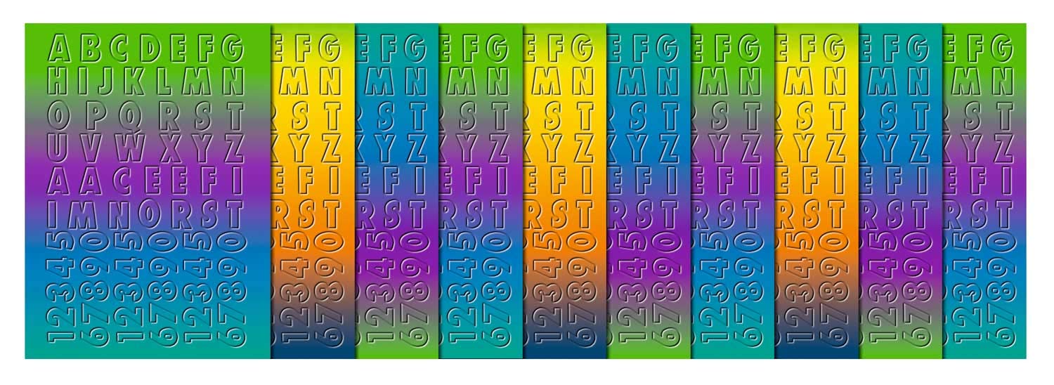 ursus-7930099-zahlen-und-buchstaben-regenbogen-fotokarton-300-g-qm-700-teile image 2
