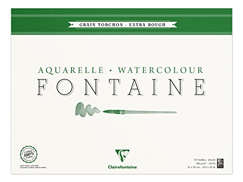 clairefontaine-96430c-fontaine-malblock-30-x-40-cm-25-blatt-300-g-grobkorn-torch image 7