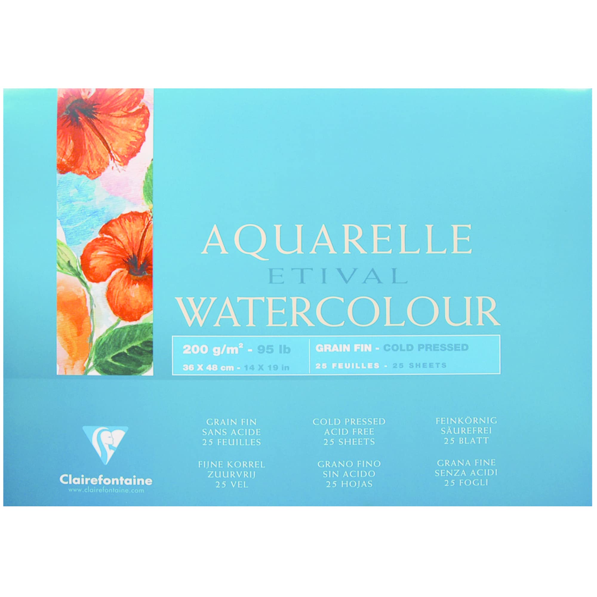 clairefontaine-etival-malblock-aquarellpapier-12-x-18-cm-25-blatt-200-g-wei-fein image 4