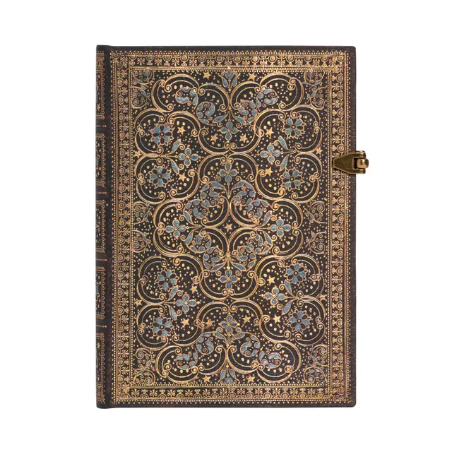 paperblanks-notizbuch-hardcover-k-nigliche-bucheinb-nde-midi-130-x-180-mm image 1