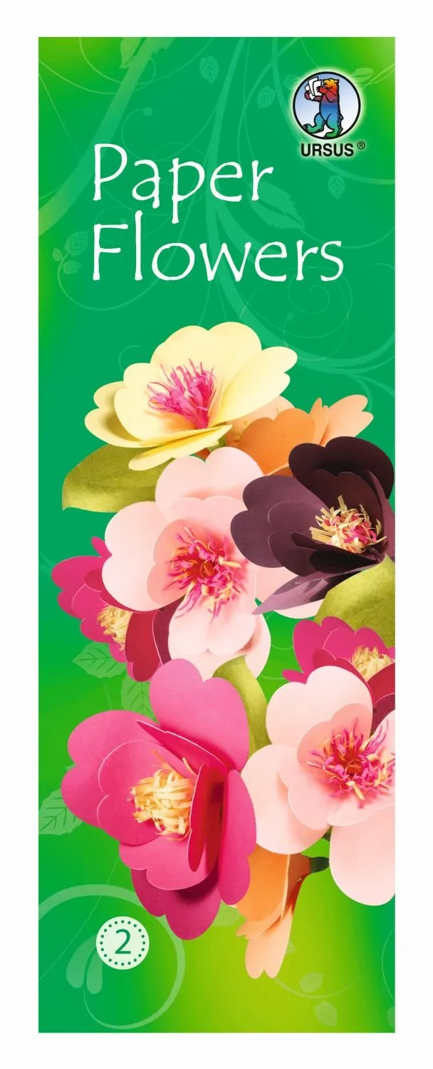 ursus-27020002-papier-flower-set-2-f-r-10-papierbl-ten-8-10-cm image 1
