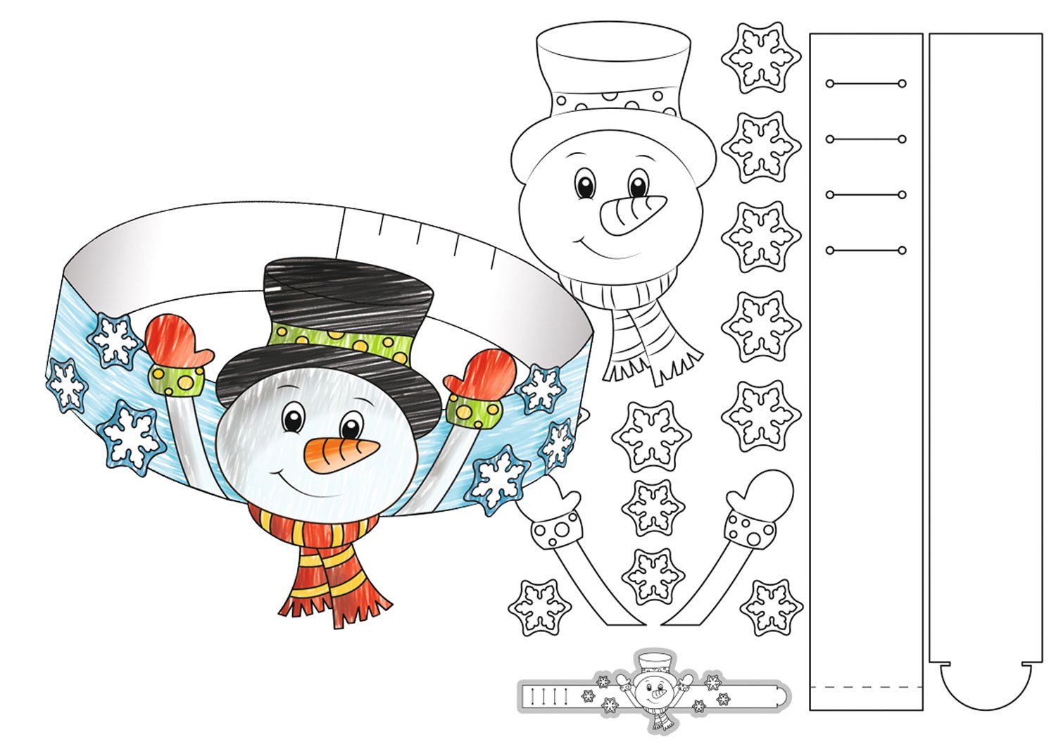 ursus-17110001-blanco-kinderkronen-weihnachten-wei-24-8-x-33-cm-8-st-ck-300-g-qm image 4