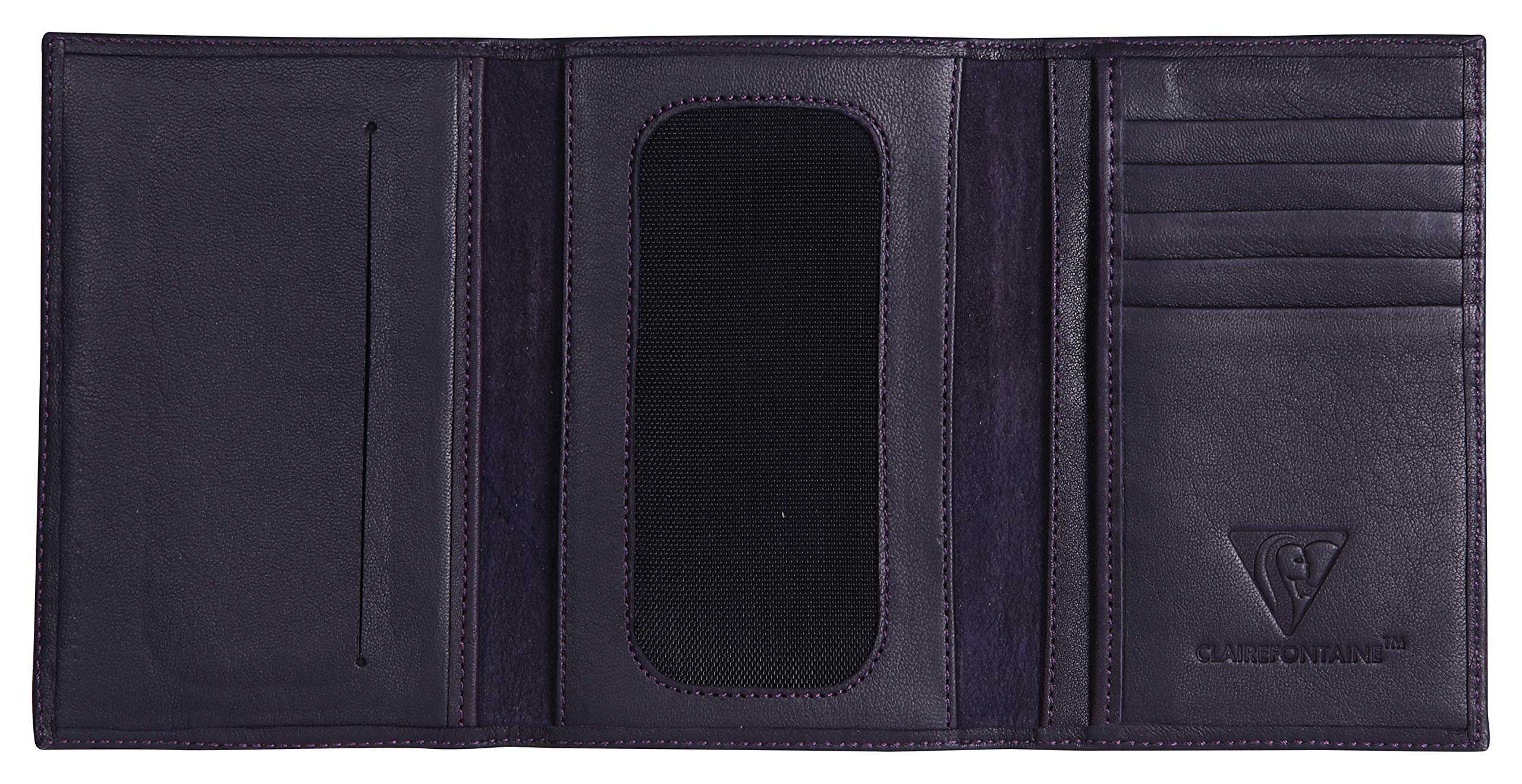 clairefontaine-lawrence-kartenetui-lammleder-aubergine-15-x-10-cm image 4