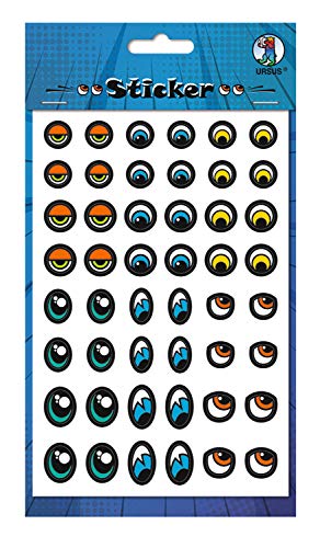 ursus-59520006f-sticker-augen-bunt-selbstklebend-100-augenpaare image 5