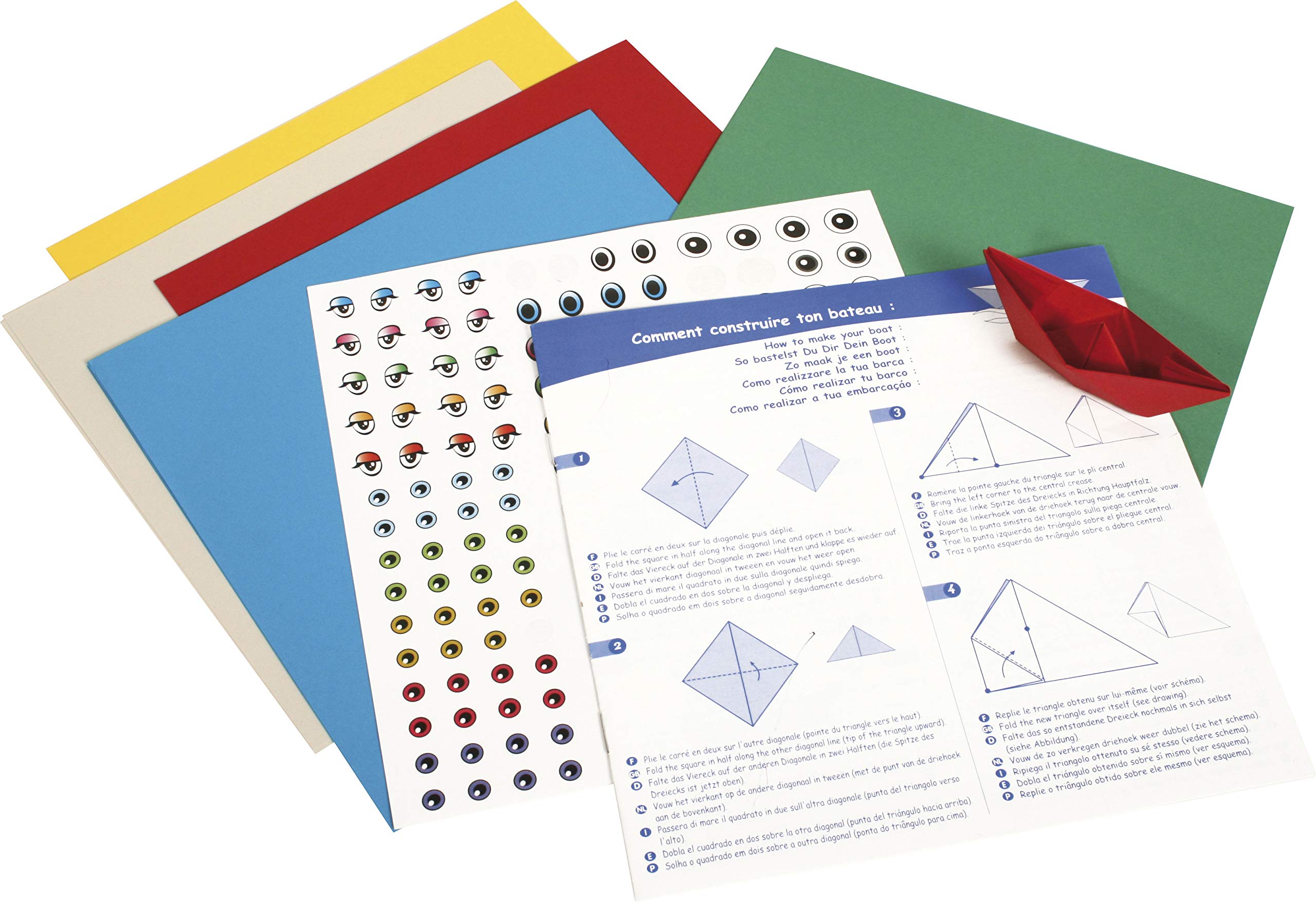 clairefontaine-origami-kit-advanced-level-20-x-20-cm-30-blatt-mehrfarbig image 2