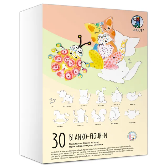 ursus-1506-00-99-blanko-figuren-bewegliche-tiermotive-30-st-ck-bastelkarton-350- image 1