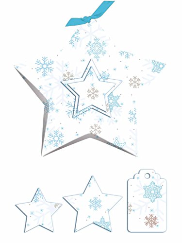 ursus-geschenkbox-stella-schneestern-blau-5-st-ck-mit-paper-tags image 4