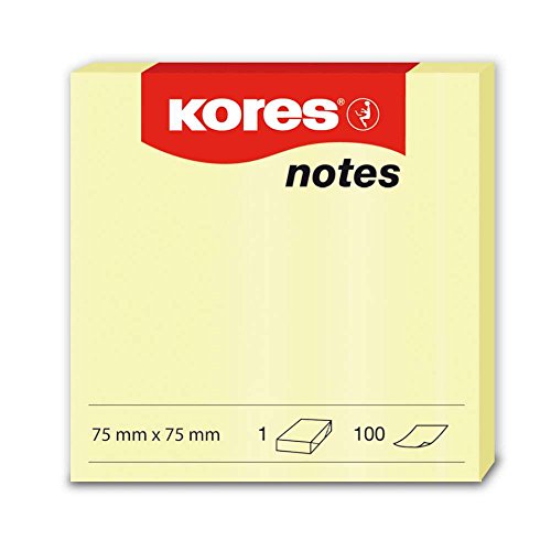 kores-gumfix-haftnotizen-75-x-75-mm-gelb-12-bl-cke-x-100-blatt image 3