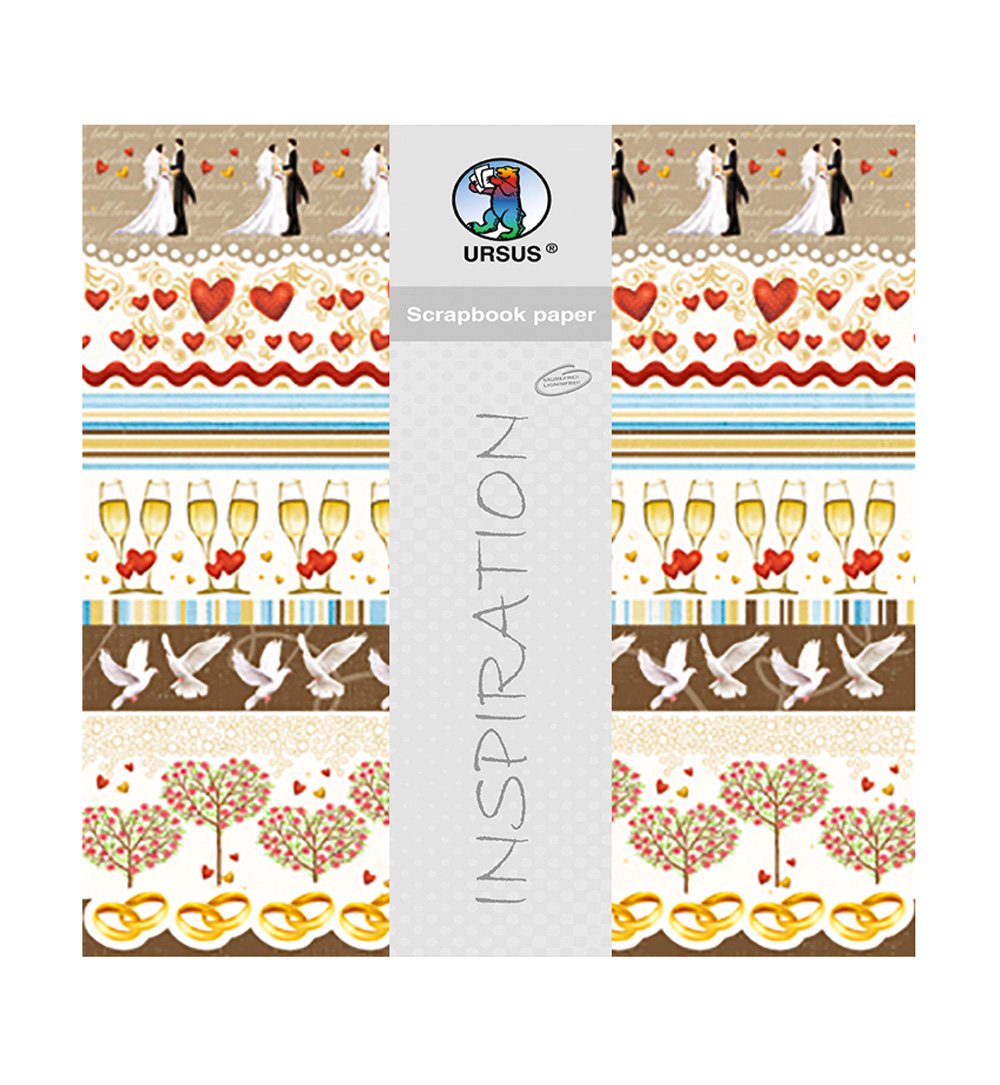 ursus-70300087-premium-glitter-scrapbook-paper-hochzeit-2-30-5-x-30-5-cm-5-blatt image 3