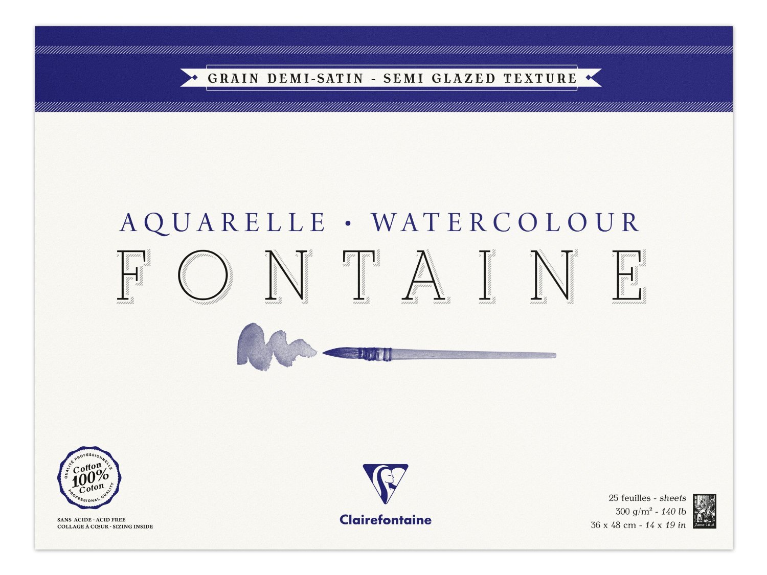 clairefontaine-96430c-fontaine-malblock-30-x-40-cm-25-blatt-300-g-grobkorn-torch image 5